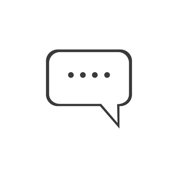 Chat Bubbles Vector Icon illustration design,Chat and Speech Bubble Icons Set Vector