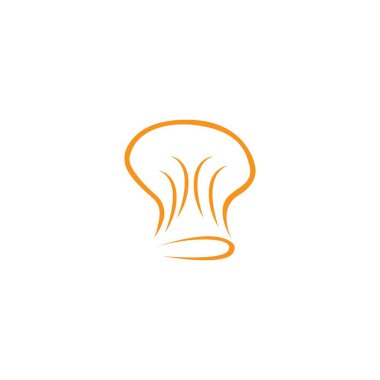 şapka şefi logo şablon vektör çizimi