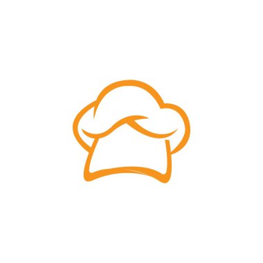 şapka şefi logo şablon vektör çizimi