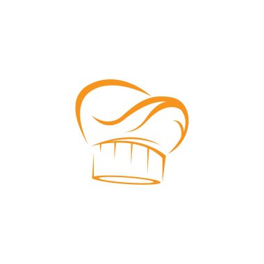 şapka şefi logo şablon vektör çizimi