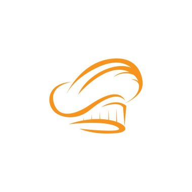 şapka şefi logo şablon vektör çizimi