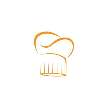 şapka şefi logo şablon vektör çizimi