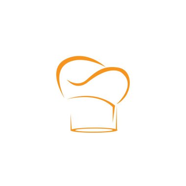 şapka şefi logo şablon vektör çizimi