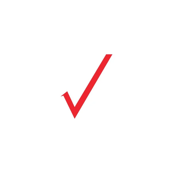 Marca Verificación Icono Vector Ilustración Diseño Plantilla — Vector de stock
