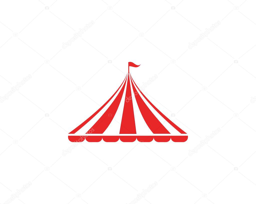 Circus vector illustration design logo emblems template