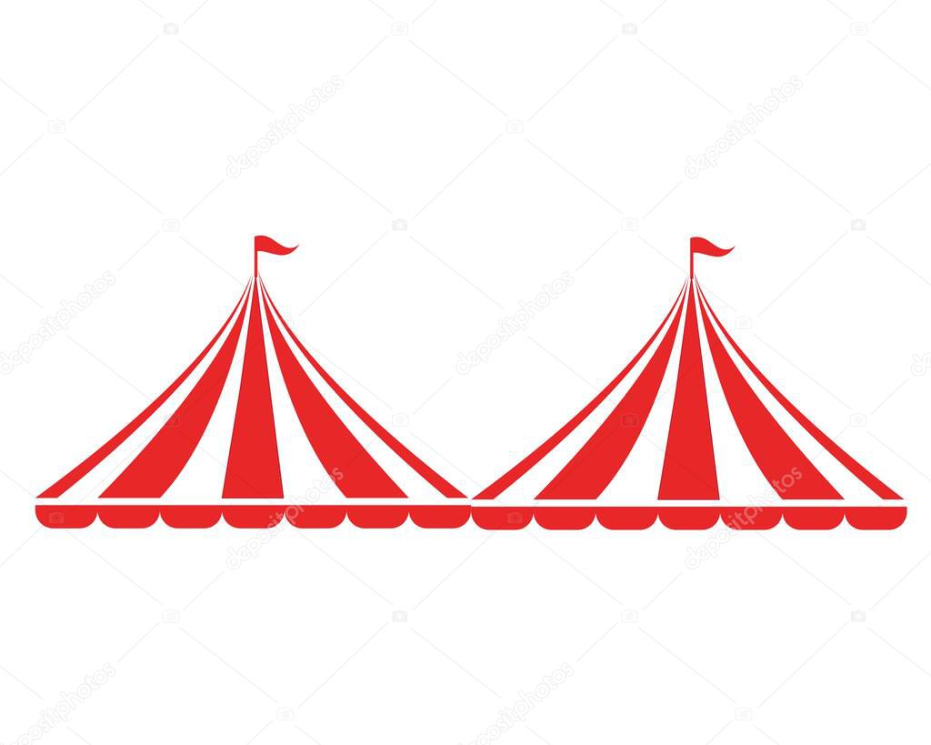 Circus vector illustration design logo emblems template