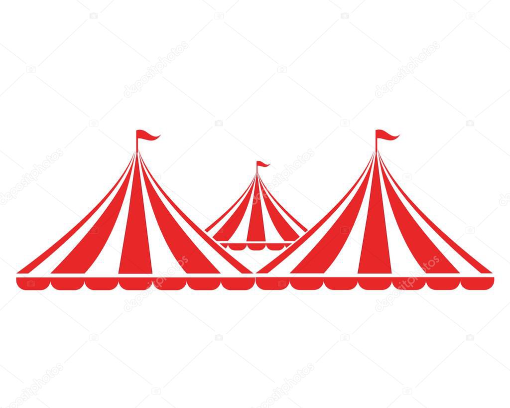 Circus vector illustration design logo emblems template