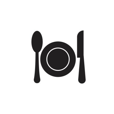 Çatal bıçak vektör resim simgesi