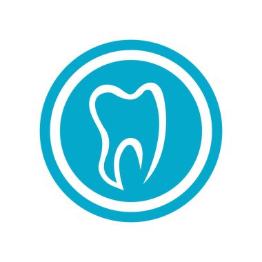 Diş logosu Şablon vektör çizim simgesi tasarımı