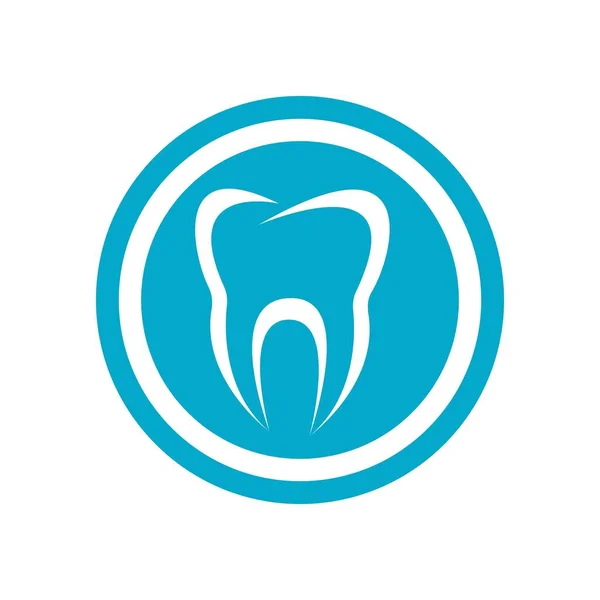 Zubní Logo Návrhy Vektorových Ilustrací — Stockový vektor