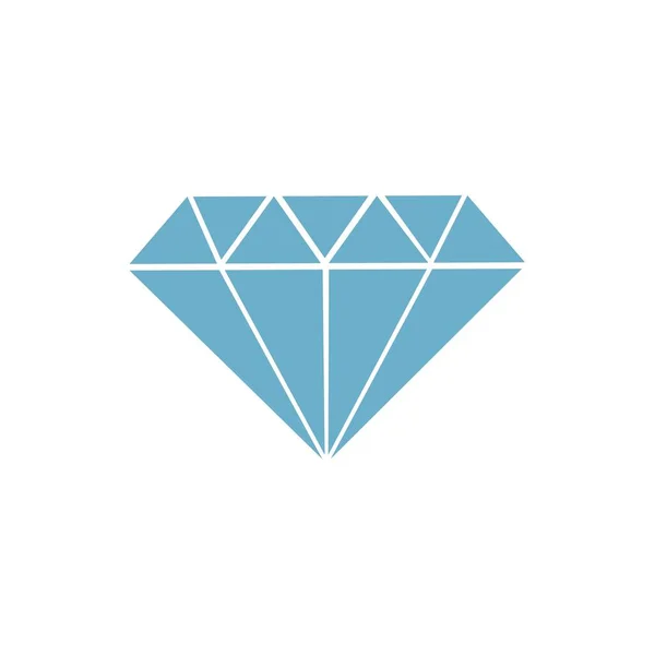 Logo Diamant Modèle Vectoriel Icône Illustration Design — Image vectorielle