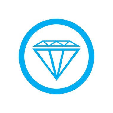 Diamond Logo Şablonu vektör çizimi tasarımı