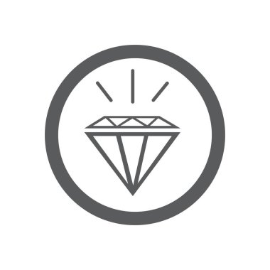 Diamond Logo Şablonu vektör çizimi tasarımı