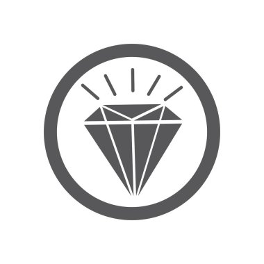 Diamond Logo Şablonu vektör çizimi tasarımı