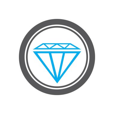 Diamond Logo Şablonu vektör çizimi tasarımı