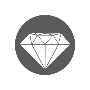 Diamond Logo Şablonu vektör çizimi tasarımı