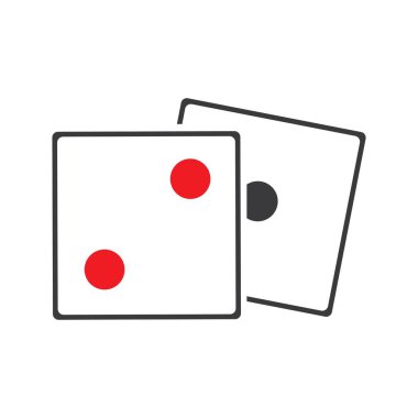 Meyve suyu işareti simgesi. Kumarhane oyun sembolü. Düz zar simgesi. Düz oyun simgesi taşıyıcısı olan yuvarlak tuş