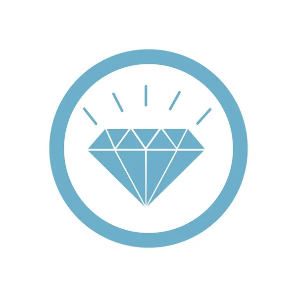 Diamond Logo Vorlage Vektor Symbol Illustration Design — Stockvektor