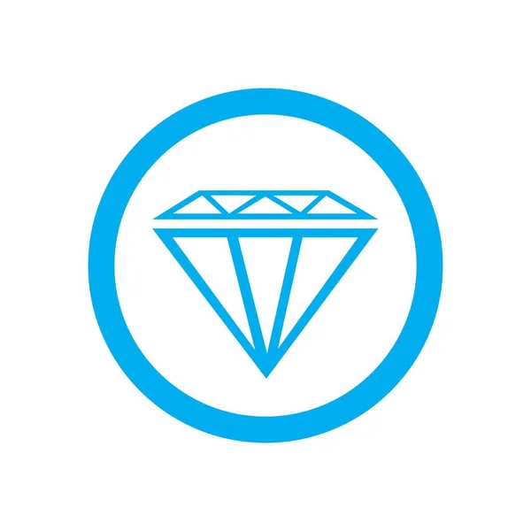 Дизайн Векторных Иконок Алмазным Логотипом — стоковый вектор