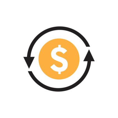 Dolar parası vektör resimleme şablonu - vektör