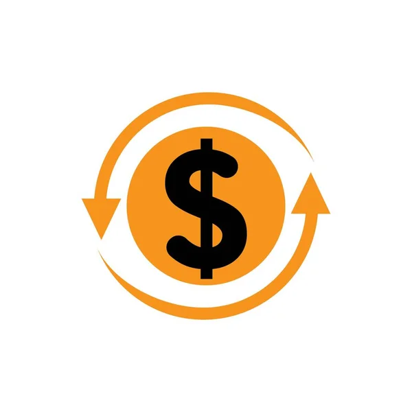 Dollar Money Vector Icon Illustration Design Template Vector — Stock Vector