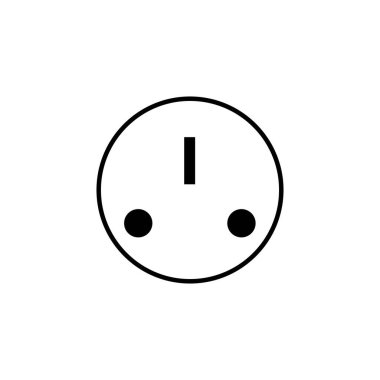 elektrik prizi Logo Şablonu vektör resimleme tasarımı