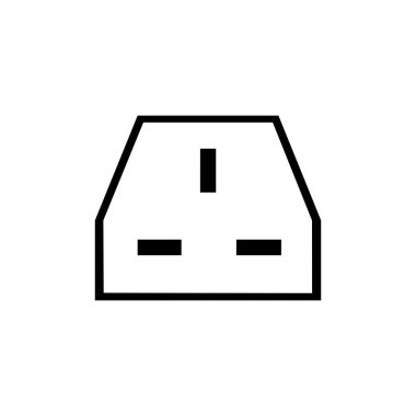 elektrik prizi Logo Şablonu vektör resimleme tasarımı