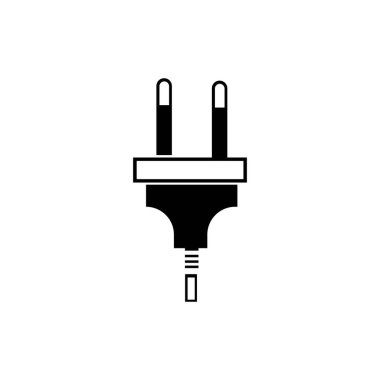 elektrik prizi Logo Şablonu vektör resimleme tasarımı
