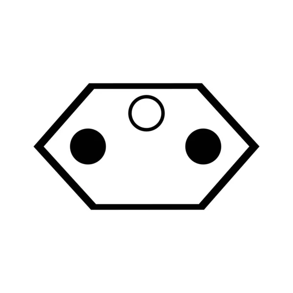 Електричний Вилка Логотип Шаблон Векторний Дизайн Ілюстрації — стоковий вектор