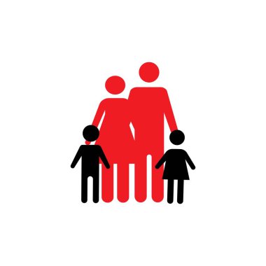 Aile vektör illüstrasyonu