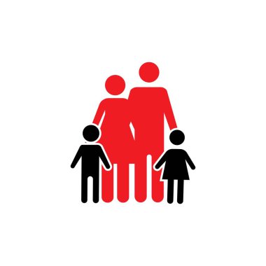 Aile vektör illüstrasyonu