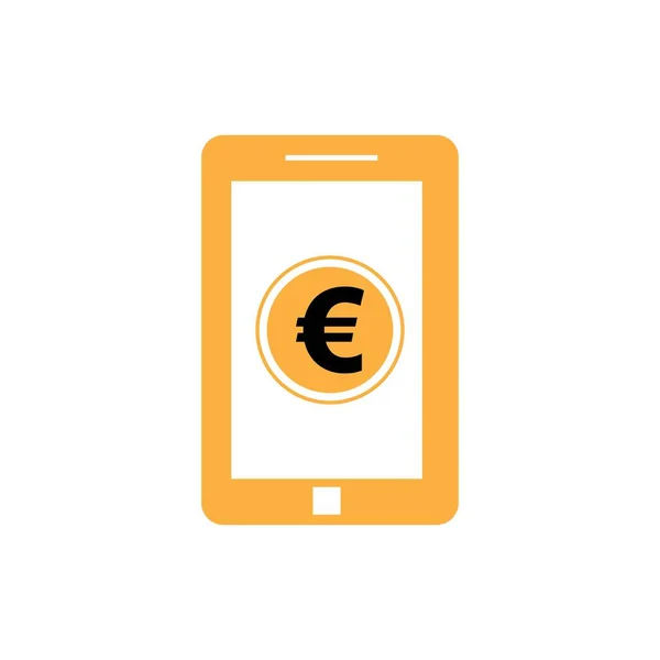 Euro Money Vector Icon Illustration Design Template Vector — vektorikuva