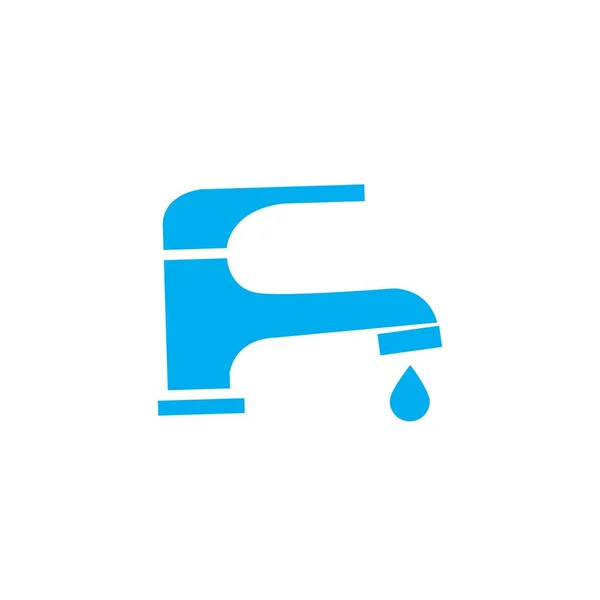 Faucets Icons Water Tap Icon Vector Illustration Design — Stockový vektor