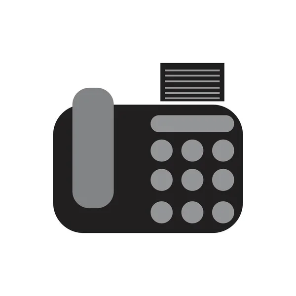 Fax Machine Logo Template Vector Icon Design — Vector de stock