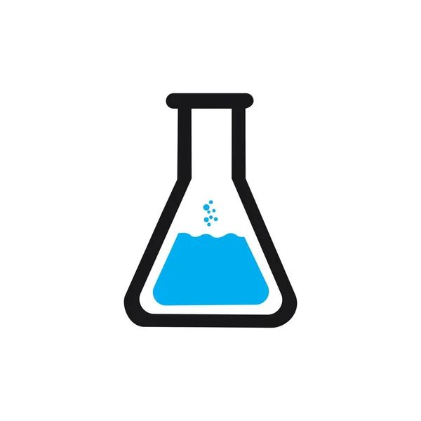 Laboratory Glass Icon Illustration Design Template — Wektor stockowy