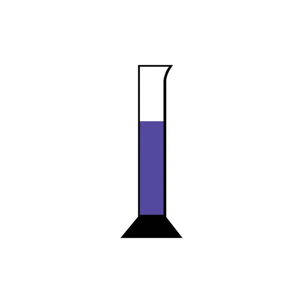Laboratory Glass Icon Illustration Design Template — Wektor stockowy