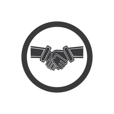 El sıkışma logo şablonu