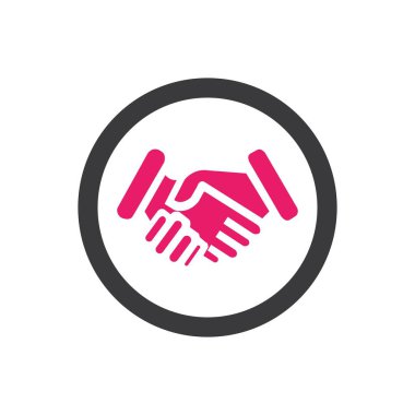 El sıkışma logo şablonu