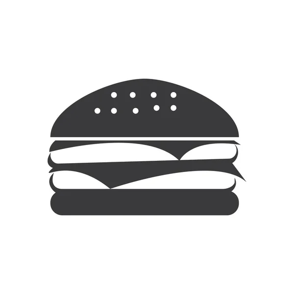 Гамбургер Векторна Іконка Ілюстрація Зітхання — стоковий вектор