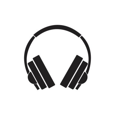 kulaklık vektör simgesi, çağrı merkezi simgesi vektör çizim tasarımı