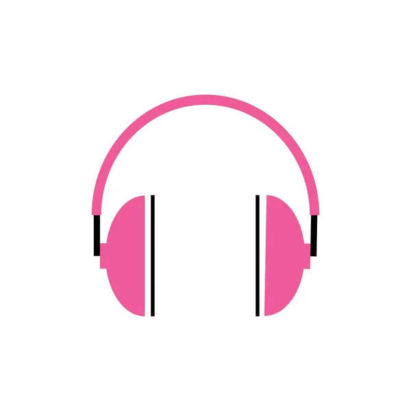 Auriculares Icono Vectorial Icono Del Centro Llamadas Diseño Ilustración Vectorial — Vector de stock