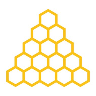 Bal peteği arkaplan dokusu çizimi tasarımı