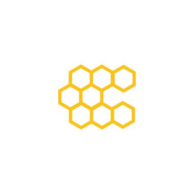 Bal peteği arkaplan dokusu çizimi tasarımı