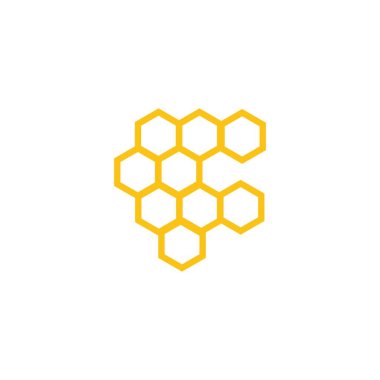 Bal peteği arkaplan dokusu çizimi tasarımı