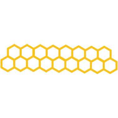 Bal peteği arkaplan dokusu çizimi tasarımı