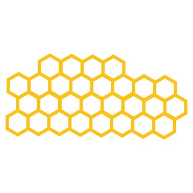 Bal peteği arkaplan dokusu çizimi tasarımı