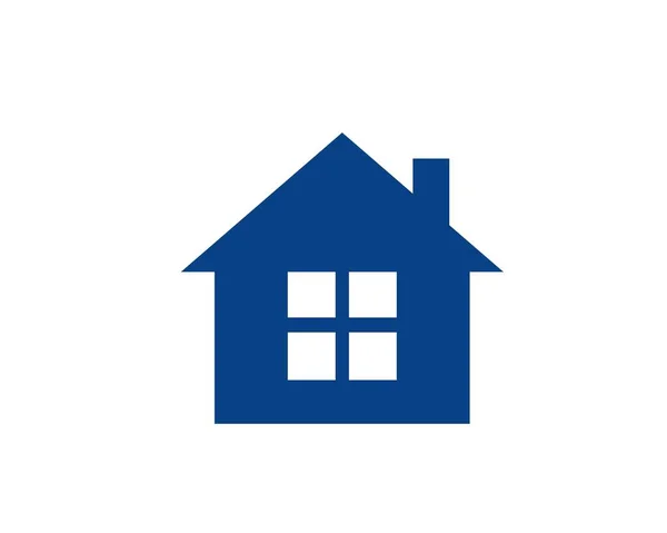 Home Logotipo Vetor Ícone Ilustração Design Modelo — Vetor de Stock