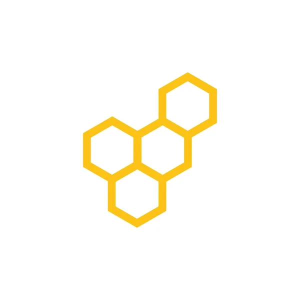 Honingraat Achtergrond Textuur Illustratie Ontwerp — Stockvector