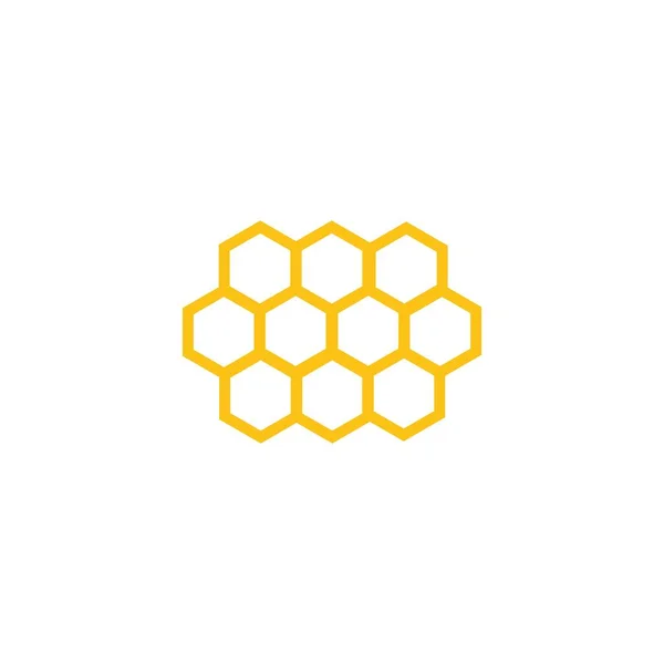 Honeycomb Bakgrund Textur Illustration Design — Stock vektor