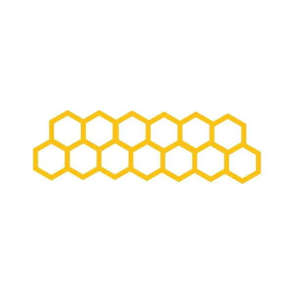 Honeycomb Bakgrund Textur Illustration Design — Stock vektor